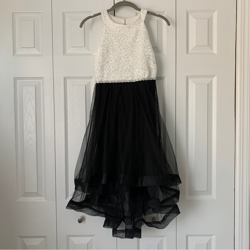 Speechless Girls Black and White Dress